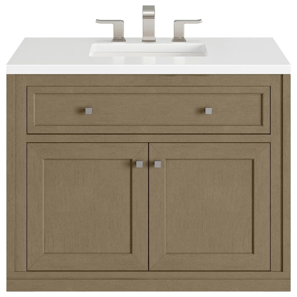 James Martin Vanities Chicago 36" Single Bathroom Vanity Cabinet in Walnut Whisper, , large
