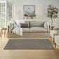Nourison Courtyard Black and White 4" x 6" Indoor/Outdoor Area Rug, , large