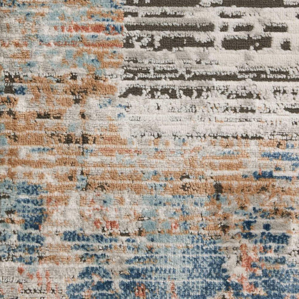 Loloi II Bianca  2&#39;8&quot; x 4&#39; Ash and Multicolor Area Rug, , large