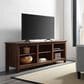 Walker Edison Essential 70" TV Stand in Dark Walnut, , large