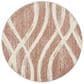 Safavieh Adirondack ADR125Z 6" Round Rose and Cream Area Rug, , large