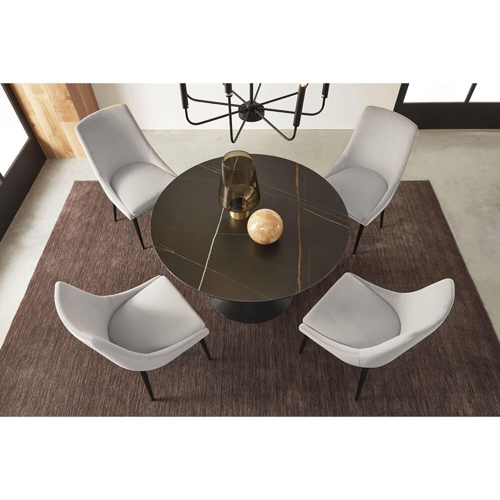 Urban Home Winston Dining Table in Black, , large