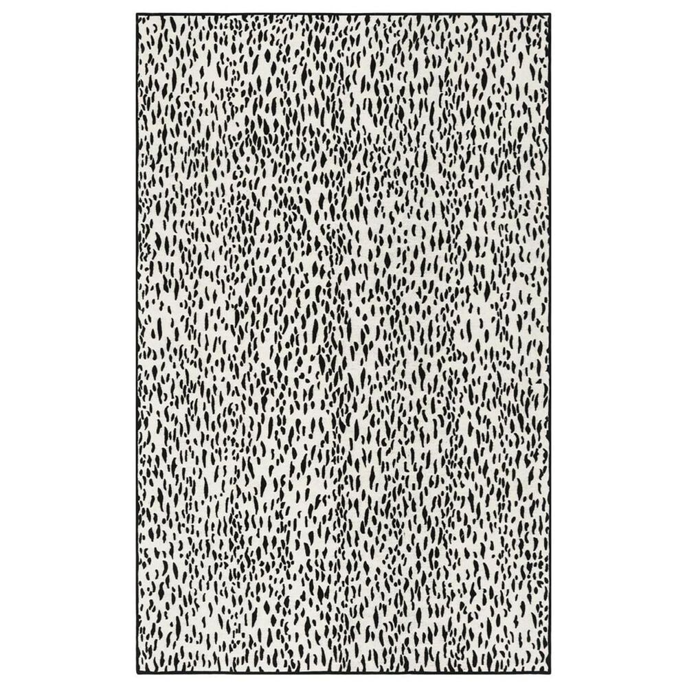 Safavieh Marbella 5" x 8" Black and Ivory Area Rug, , large