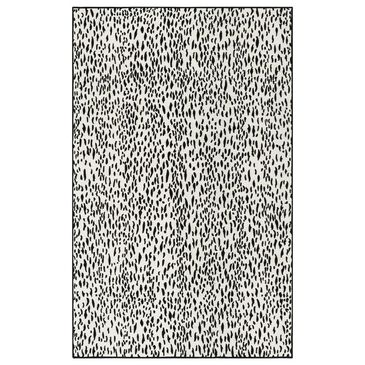Safavieh Marbella 5" x 8" Black and Ivory Area Rug, , large