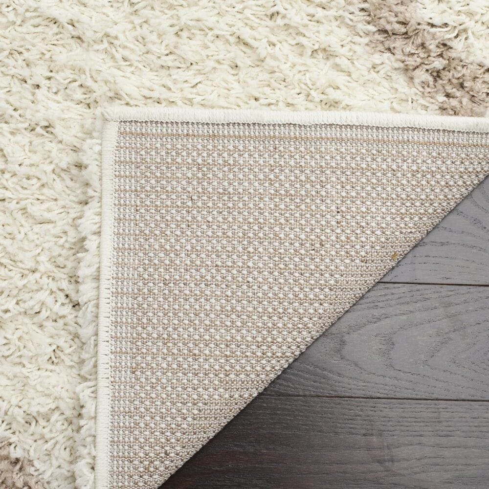 Safavieh Dallas Shag SGD257B-3 3&#39; x 5&#39; Ivory/Beige Area Rug, , large