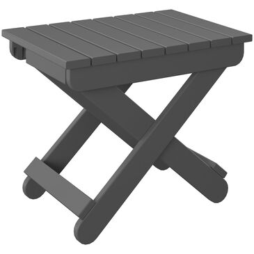 Amish Country Folding End Table in Charcoal, , large
