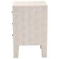 Baxton Studio Leyna 3-Drawer End Table in Beige, , large