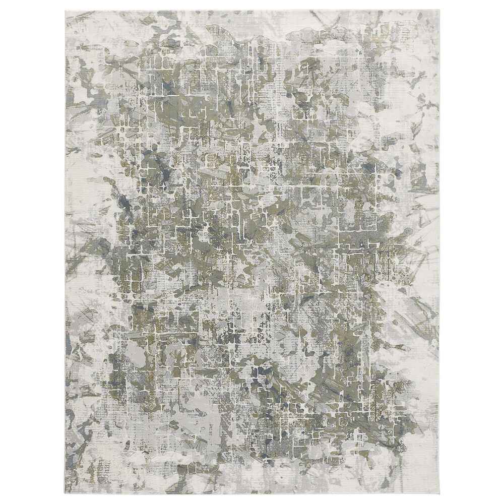 Feizy Atwell 8" x 10" Silver Area Rug, , large