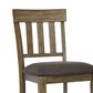 Ashley Urbinforte 25.75" Faux Leather Barstool in Light Brown, , large