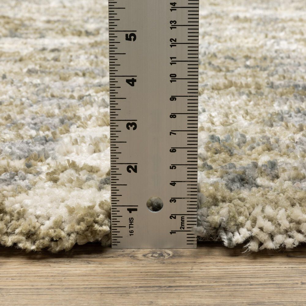 Oriental Weavers Aspen Gold and Grey 6'7" x 9'6" Area Rug, , large
