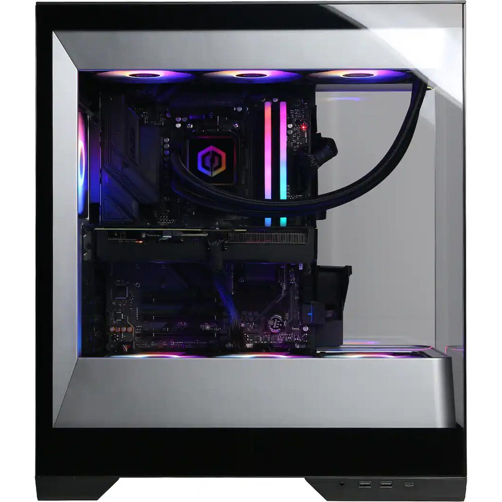 iBUYPOWER Gamer Supreme Gaming Desktop PC | AMD Ryzen 9 9900X - 32GB RAM - NVIDIA GeForce RTX 5070 Graphics - 2TB SSD in Black, , large