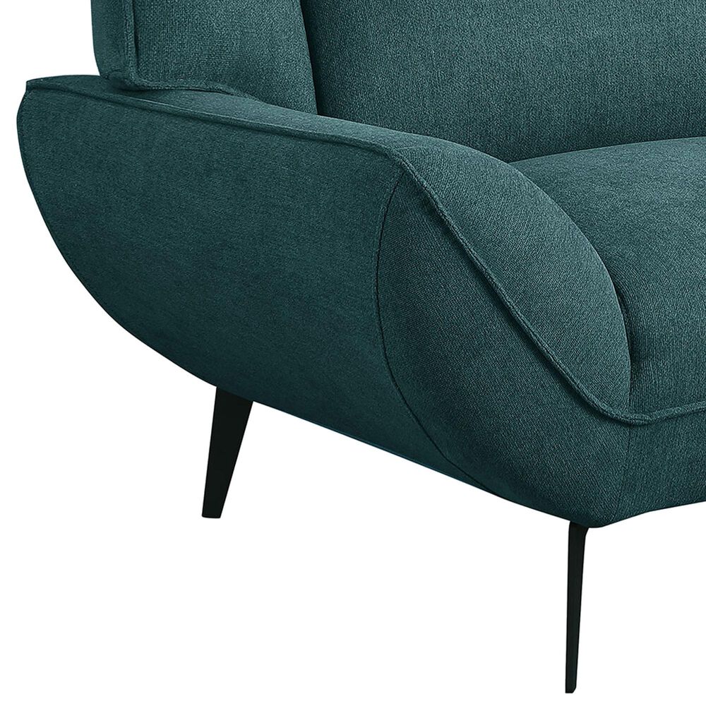 37B Acton Stationary Loveseat in Blue, , large