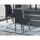Global Furniture USA Monaco Side Chair in Dark Grey and Silver, , large