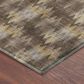 Dalyn Rug Company Soft Essentials Chevron Chocolate 8" Round Area Rug, , large