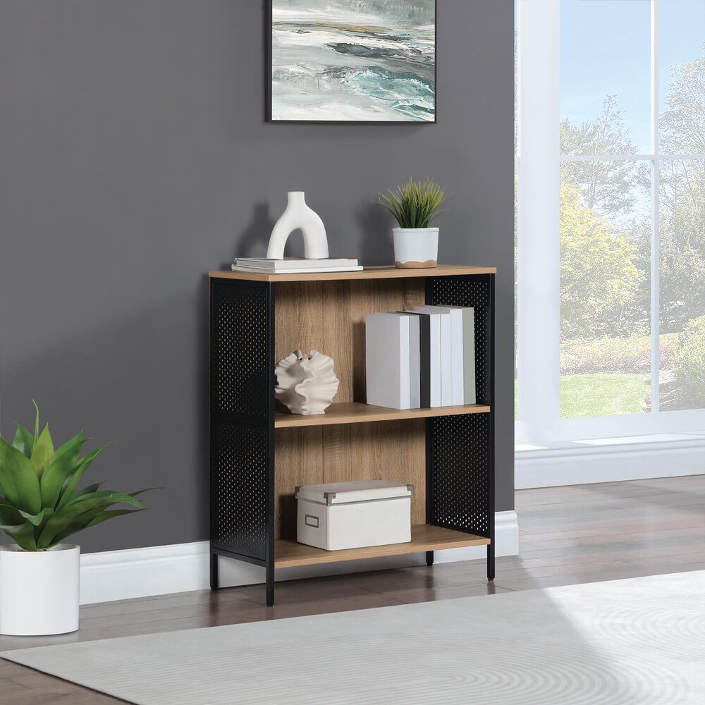 OSP Home Ace 2-Shelf Bookcase in Brown, , large