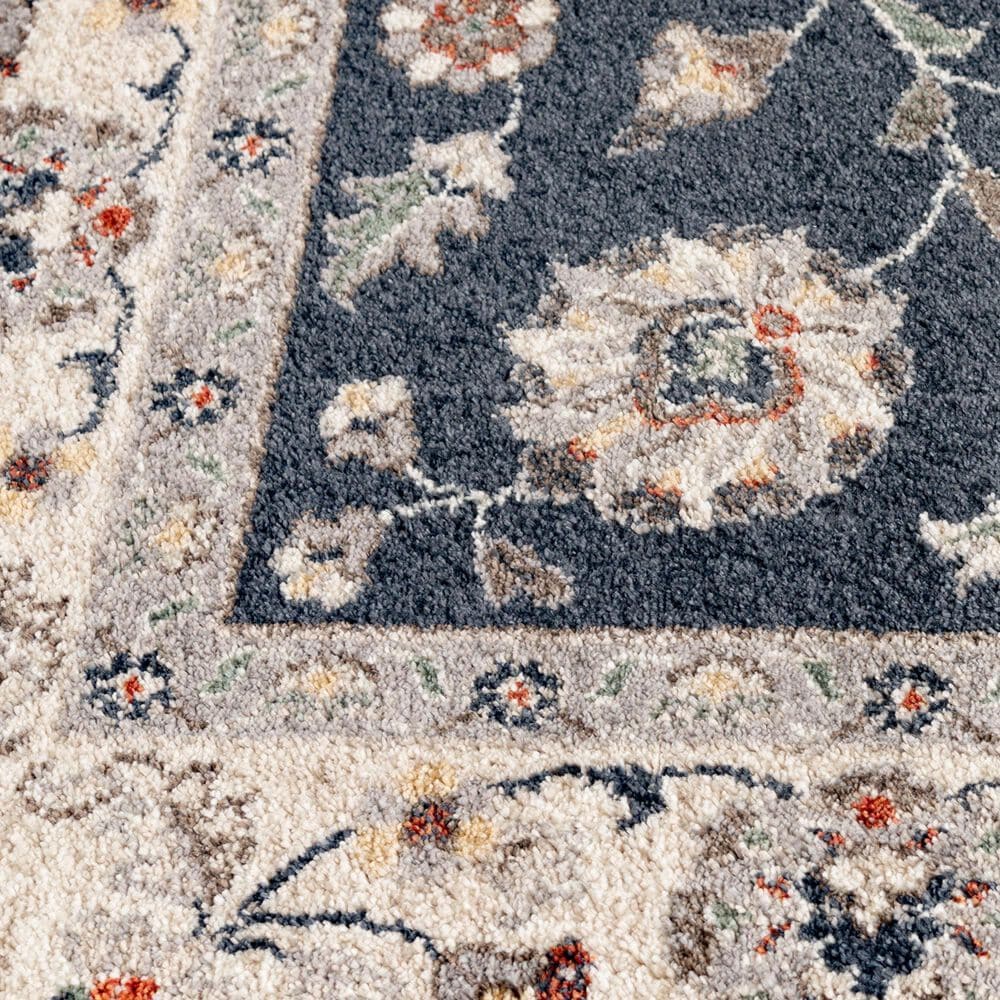 Central Oriental Minerva Maneli Vintage Blue 3&#39;3&quot; x 5&#39; Area Rug, , large