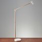 Adesso Crane LED Floor Lamp in Natural Ash Wood and White, , large