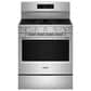 Maytag 5.0 Cu. Ft. Freestanding Gas Range with Steam Clean in Stainless Steel, , large