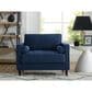 Lifestyle Solutions Langford Accent Chair in Navy Blue, , large