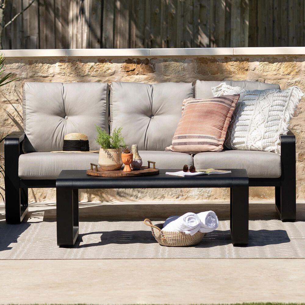 Woodard Vale Stationary Sofa in Gray, , large