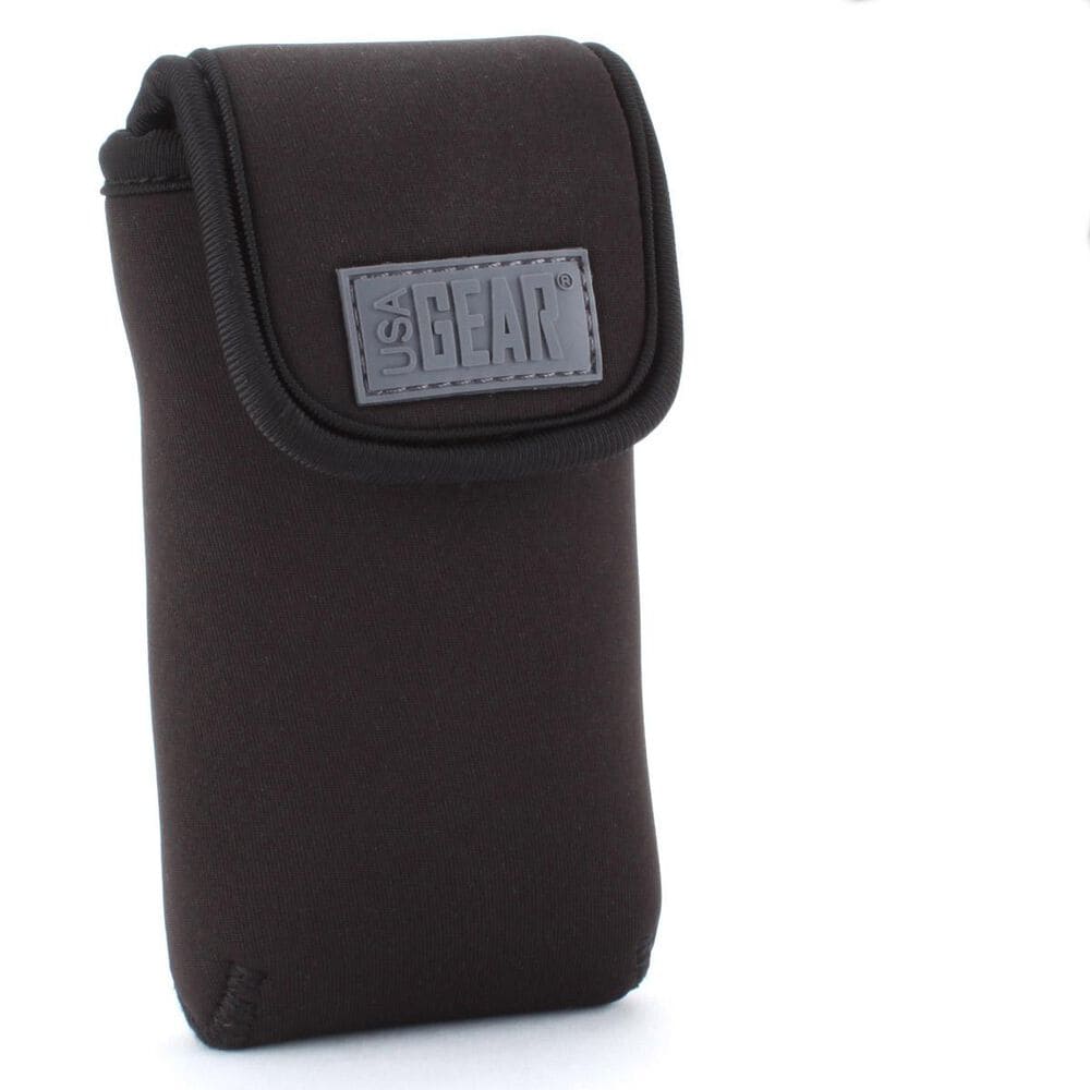 USA Gear Portable Handheld Radio Case with Carrying Carabiner Clip, , large