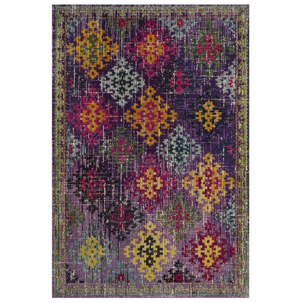 Safavieh Monaco MNC244P 5&#39;1&quot; x 7&#39;7&quot; Purple Area Rug, , large