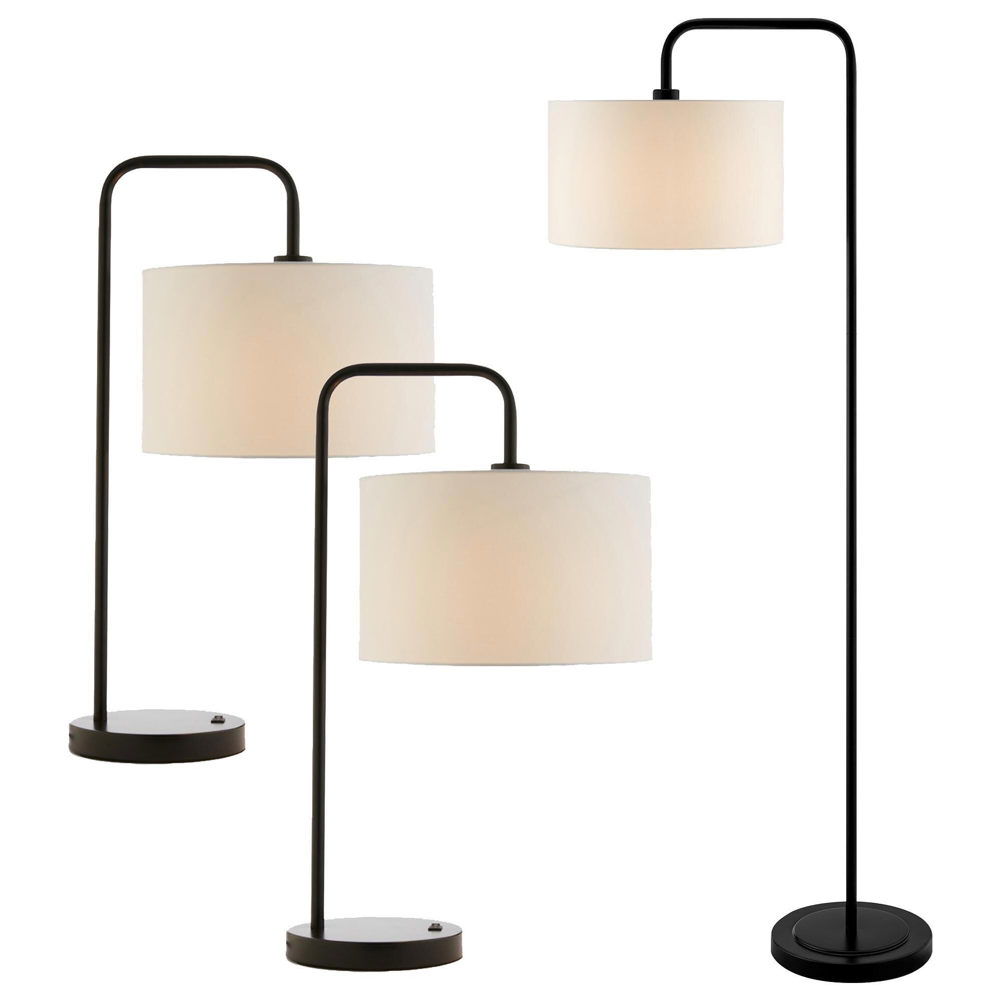 Floor and desk lamp hot sale set