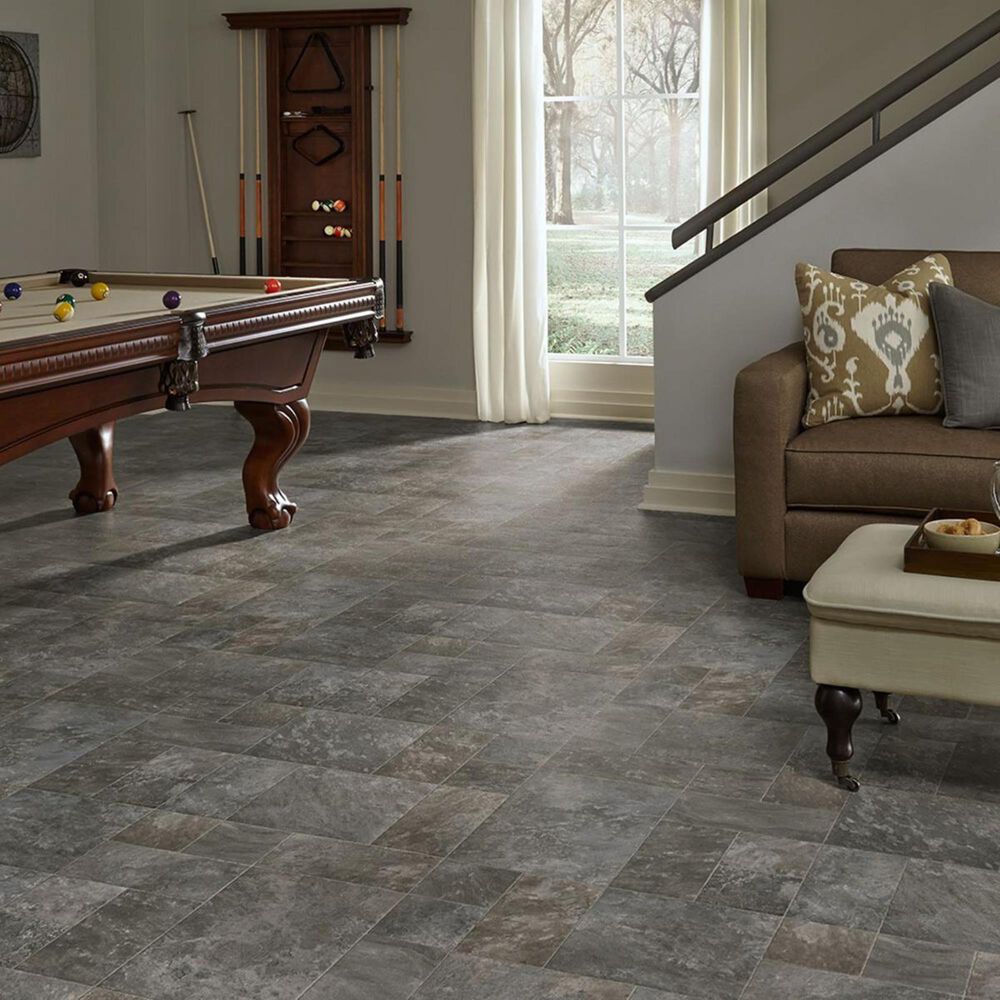 Mannington LVS Platinum Landmark Graystone Luxury Vinyl Tile, , large