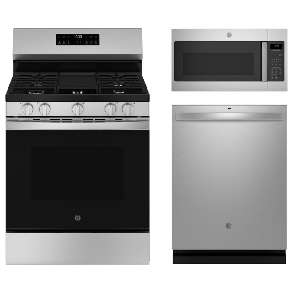 GE Appliances 3 Piece Kitchen Package in Stainless Steel, , large