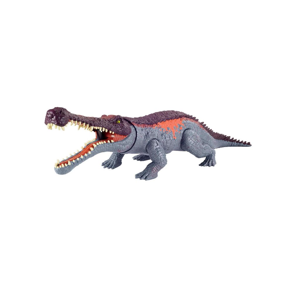 Mattel Jurassic World Massive Biters Sarcosuchus Dinosaur, , large