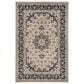 Safavieh Lyndhurst 9" x 12" Cream and Anthracite Area Rug, , large