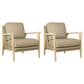Hooker Furniture Ashland Arm Chair in Majestic Toast (Set of 2), , large