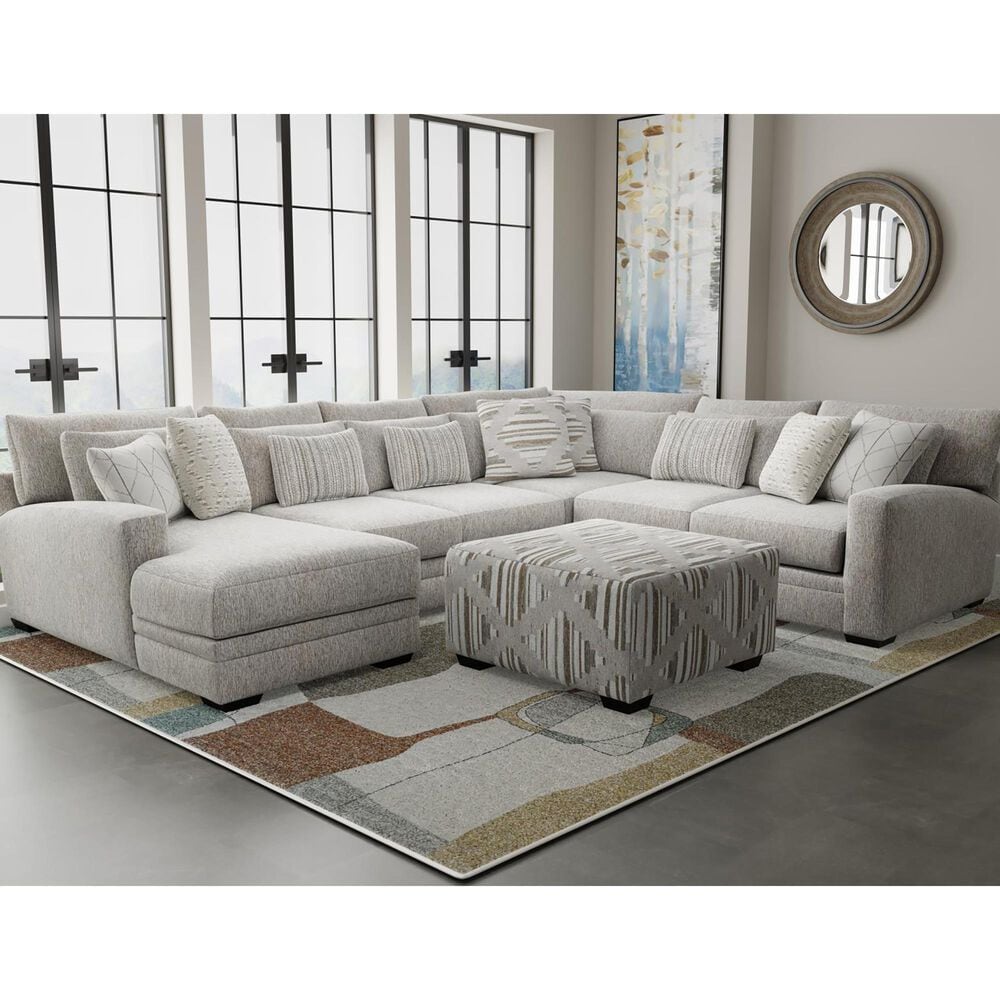 Henderson Brighton 3-Piece U-Shaped Sectional with Left Facing Chaise in Wheat, , large
