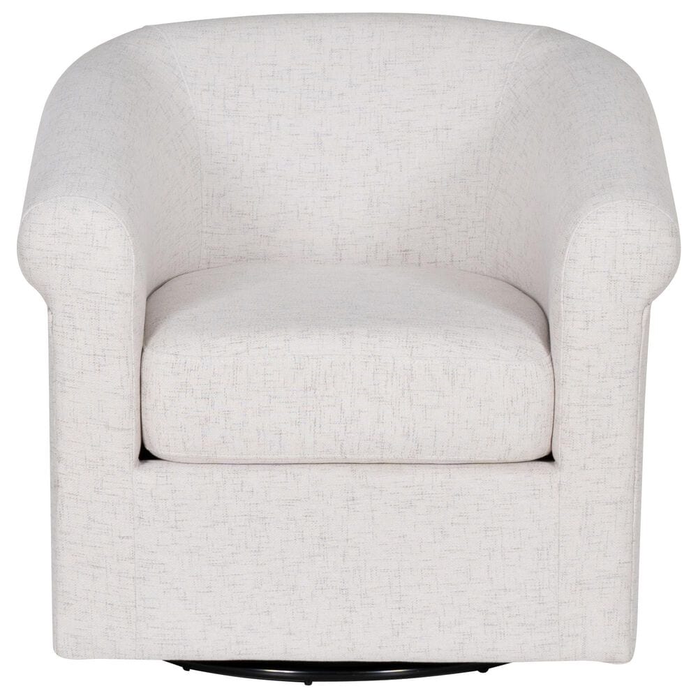 Linon Home Decor Bonnie Swivel Chair in Bone, , large