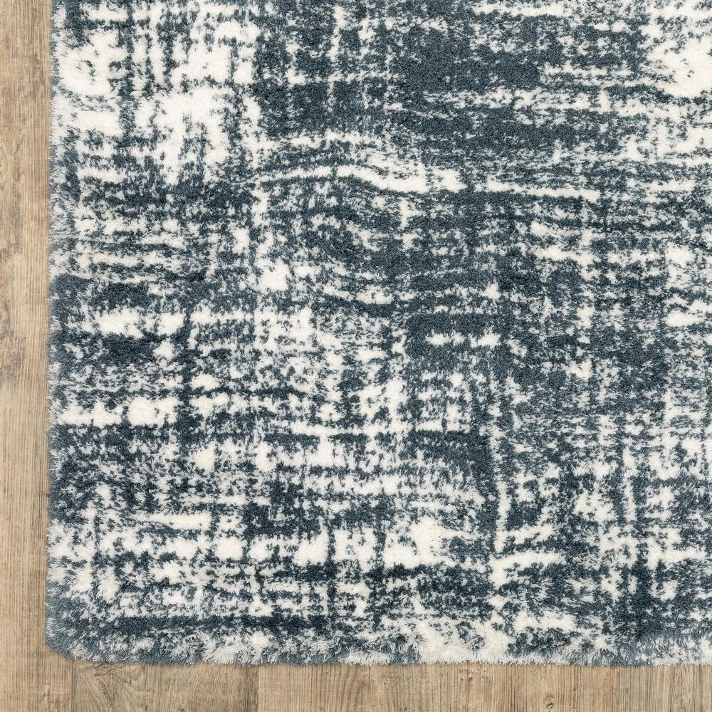 Oriental Weavers Galileo GAL08 Blue and Ivory 3&#39;10&quot; x 5&#39;5&quot; Area Rug, , large