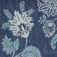 Nourison Garden Oasis GOA03 Navy 9" x 12" Indoor/Outdoor Area Rug, , large