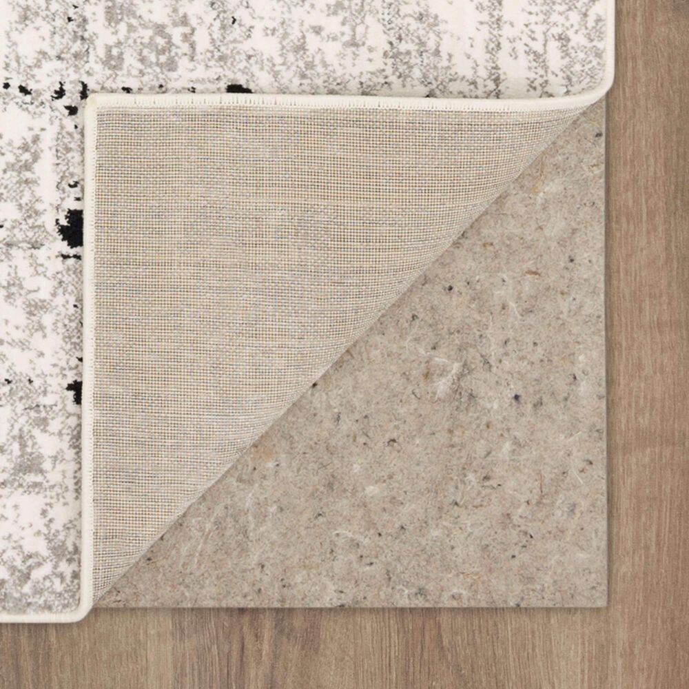 Karastan Epiphany Flux Screen  2&#39; x 3&#39; Alabaster Area Rug, , large
