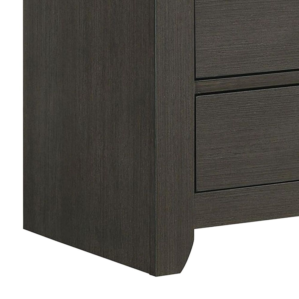 Mayberry Hill Sasha 3 Drawer Nightstand with USB in Grey, , large