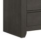Mayberry Hill Sasha 3 Drawer Nightstand with USB in Grey, , large
