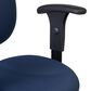 Regency Global Sourcing Comfort Series Swivel Computer Task Chair with Adjustable Arms in Navy Blue, , large