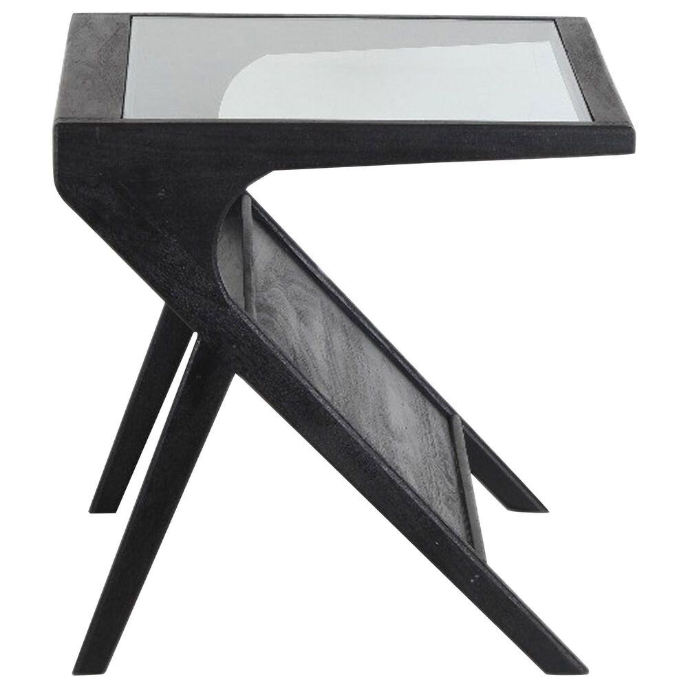 Porter Design Canberra Square End Table in Black, , large