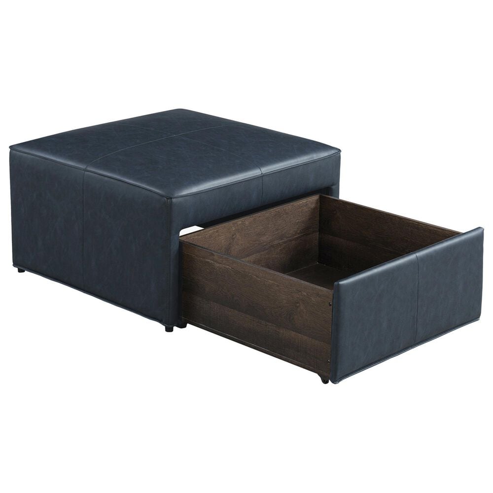 Lifestyle Solutions Hailey Storage Ottoman in Navy, , large