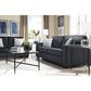 Ashley Altari Stationary Sofa and Loveseat Set in Slate, , large