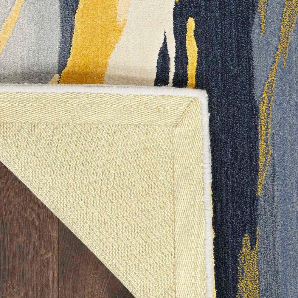 Nourison Prismatic PRS24 2&#39; x 3&#39; Grey and Gold Area Rug, , large