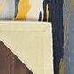 Nourison Prismatic PRS24 2" x 3" Grey and Gold Area Rug, , large
