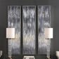 Uttermost Gray Showers Canvas (Set of 3), , large
