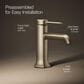 Kohler Occasion Single-Handle Bathroom Sink Faucet in Vibrant Brushed Bronze, , large