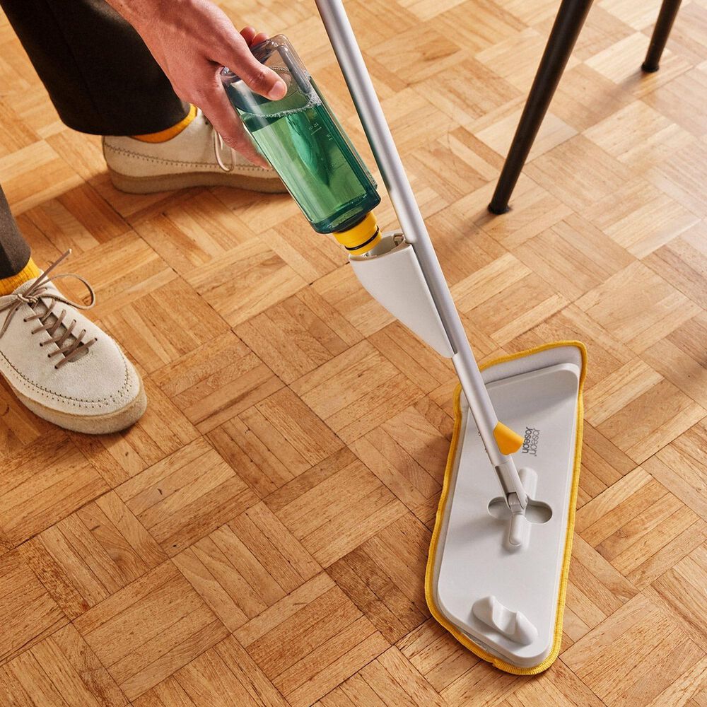Joseph Joseph CleanTech 2-in-1 Spray Mop in Stone, , large