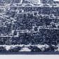 Safavieh Adirondack ADR206N 5"1" x 7"6" Navy and Silver Area Rug, , large
