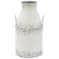 Maple and Jade 2-Piece Decorative Vase Set with Curved Handles in Galvanized White and Silver, , large